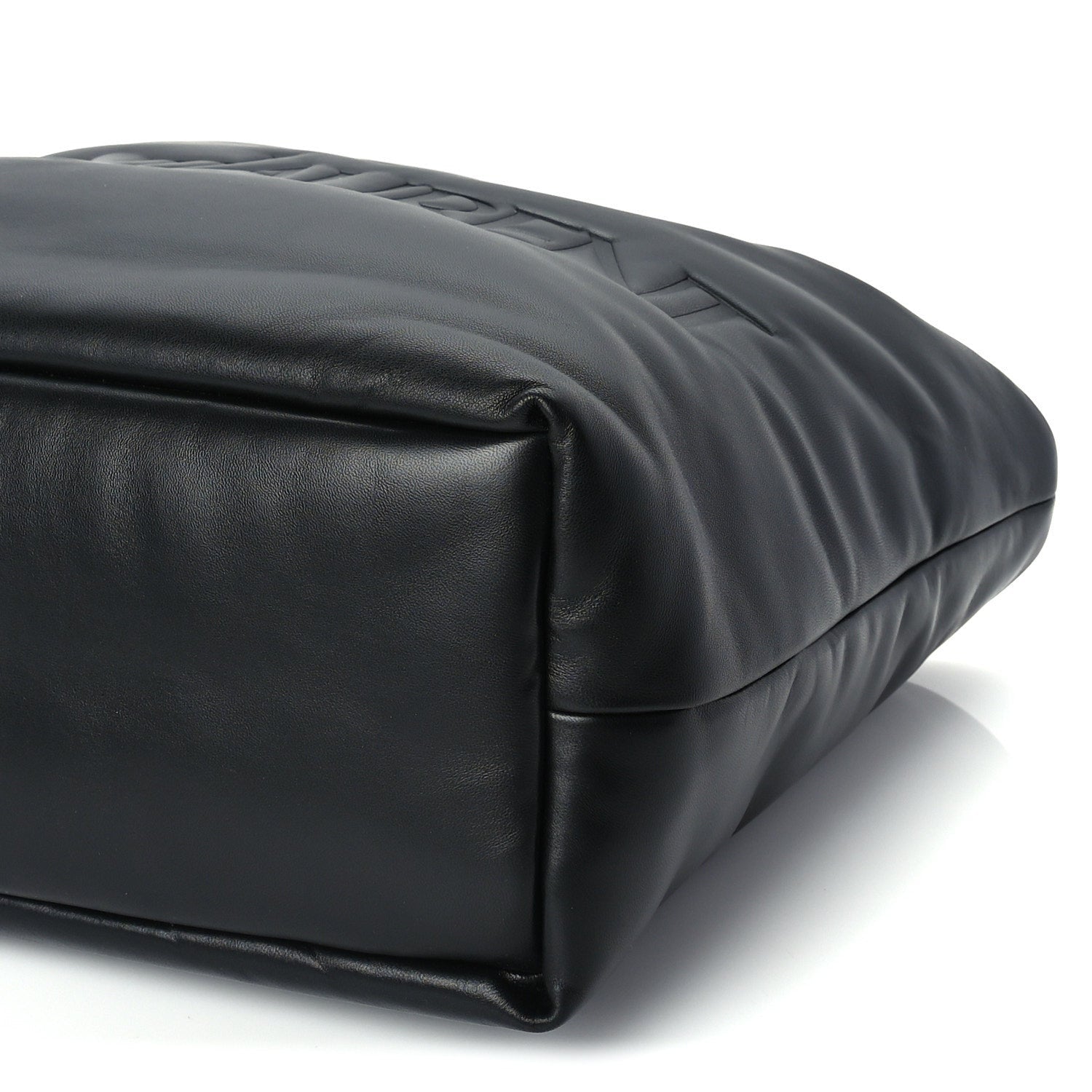 Saint Laurent Lambskin Wide Puffer Tote Black 8 of 8