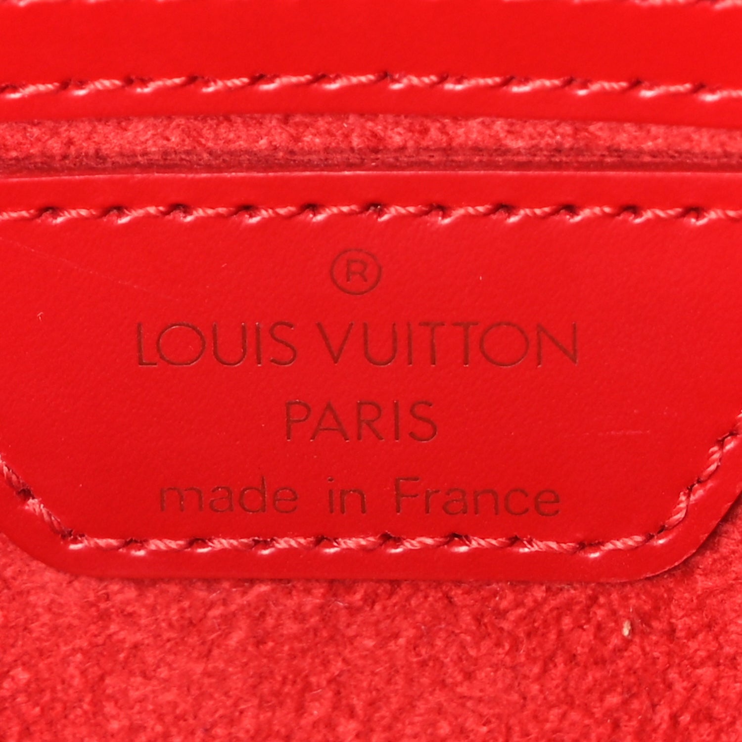 Louis Vuitton Epi Soufflot  Castillan Red 5 of 8