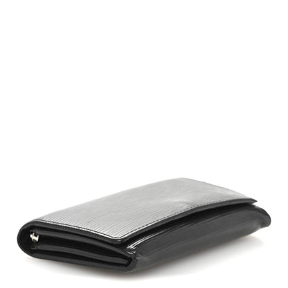 Louis Vuitton Epi Porte-Monnaie Billets Tresor Wallet Black 4 of 11