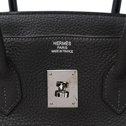 Hermes Taurillon Clemence Birkin 35 Graphite 6 of 15