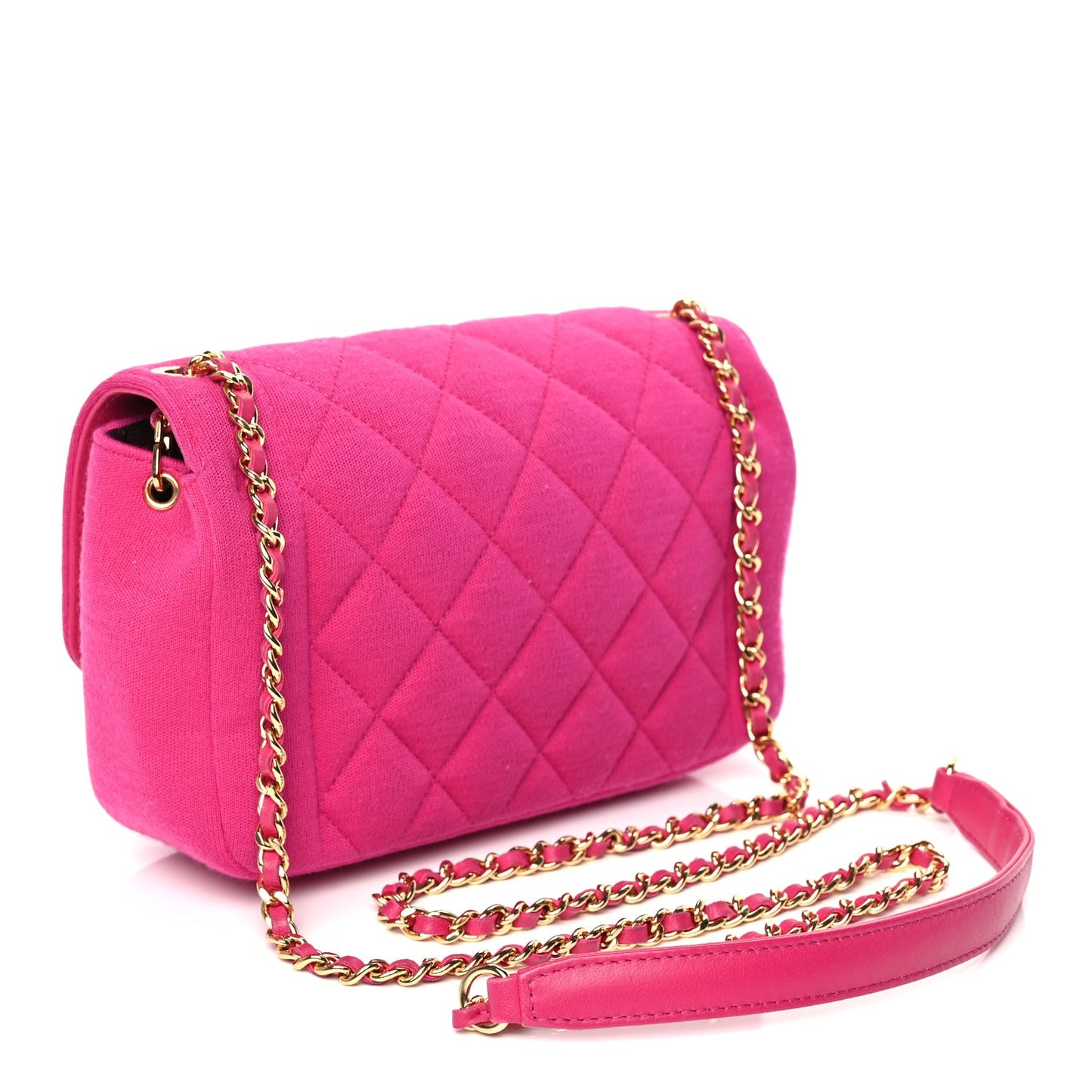 Jersey Quilted Mini Chic With Me Flap Pink
