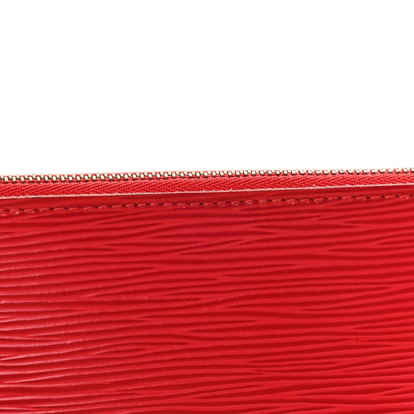 Epi Pochette Accessories 24 Castillan Red