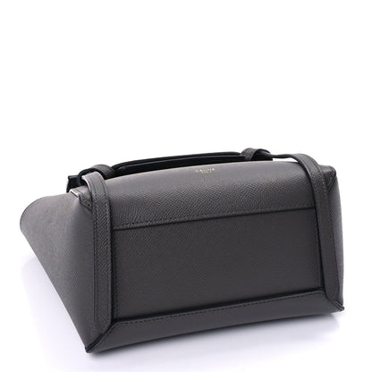 Celine Grained Calfskin Nano Belt Bag Grey 3 of 8
