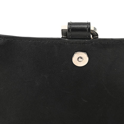 Balenciaga X GUCCI Canvas Boarded Plutone Calfskin Flora Logo Print Small Hourglass Top Handle Bag White Multicolor Black 12 of 14