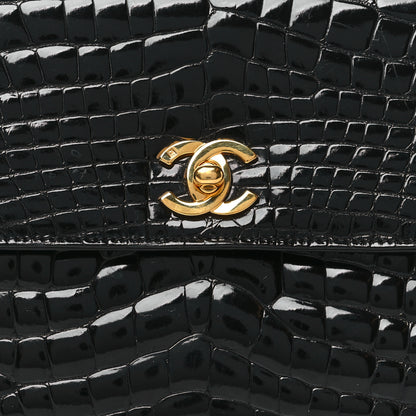 Chanel Alligator Medium Kelly Flap Black 8 of 10
