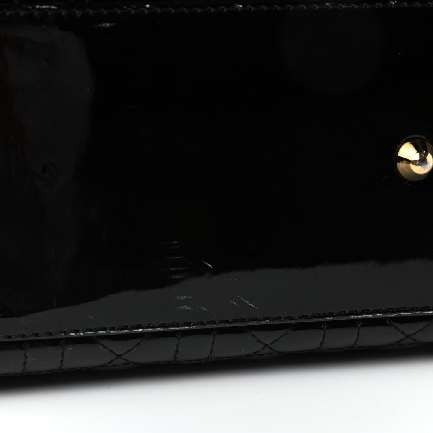 Christian Dior Patent Cannage Large Lady Dior Black 5 of 6