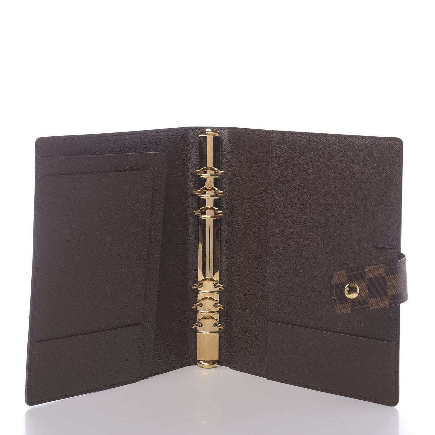 Damier Ebene Large Ring Agenda Cover