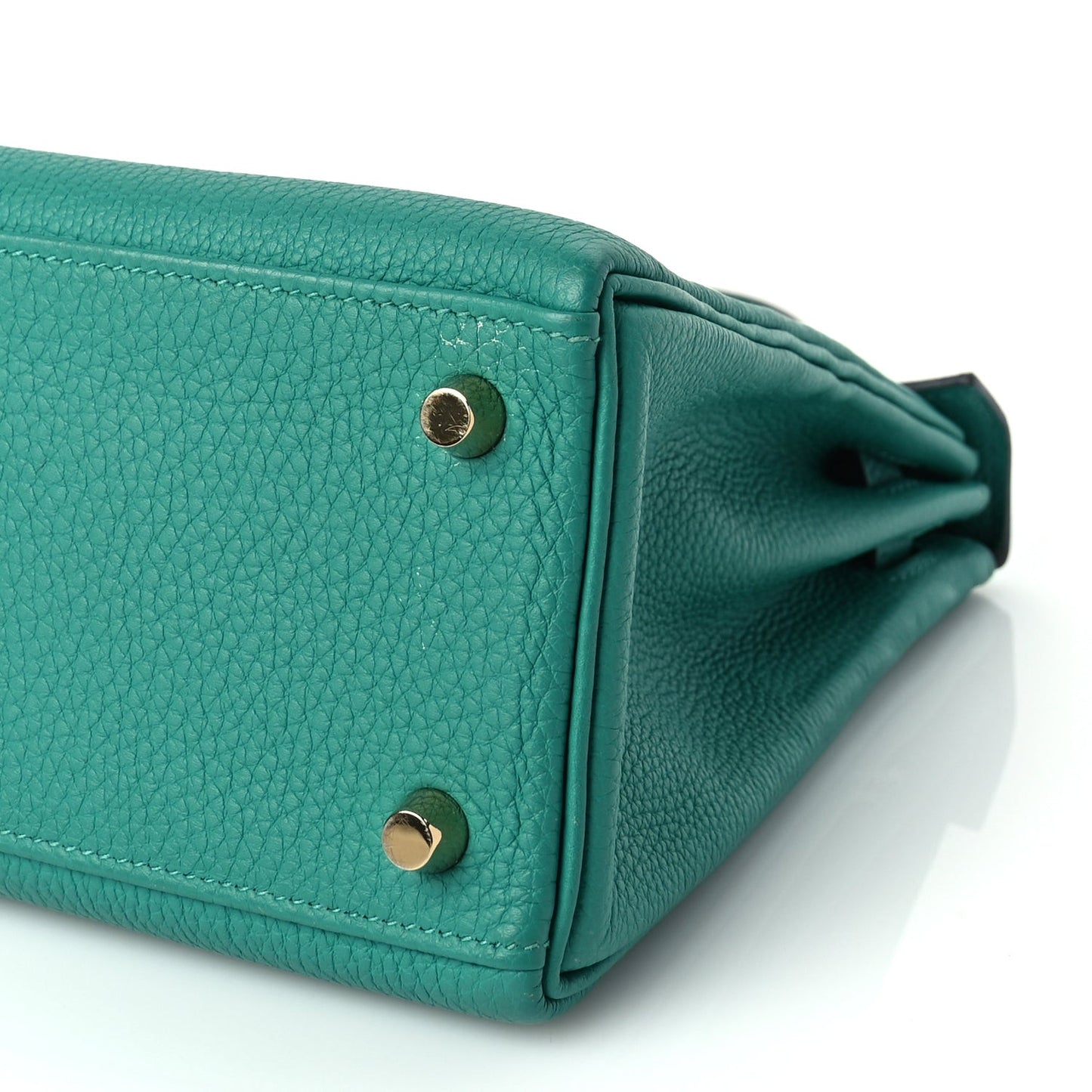 HERMES Togo Kelly Retourne 25 Vert Verone
