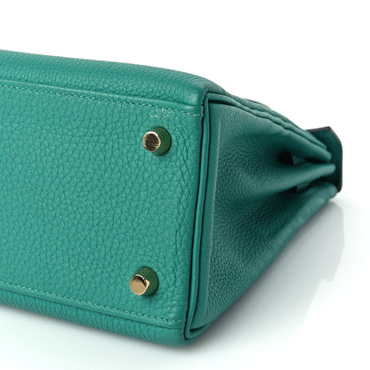 Hermes HERMES Togo Kelly Retourne 25 Vert Verone 9 of 9