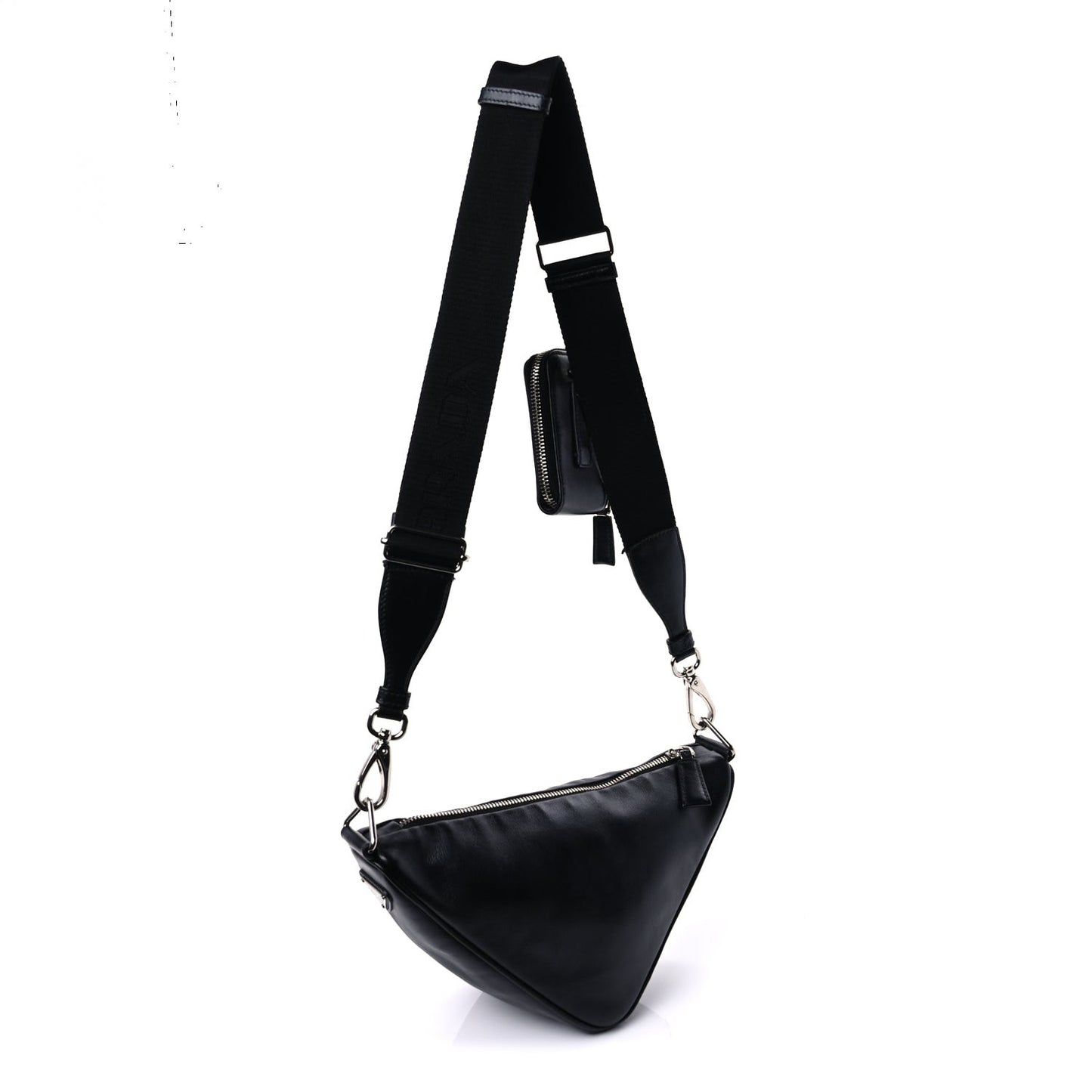 Grace Lux Triangle Shoulder Bag Black
