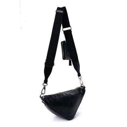 Prada Grace Lux Triangle Shoulder Bag Black 2 of 7