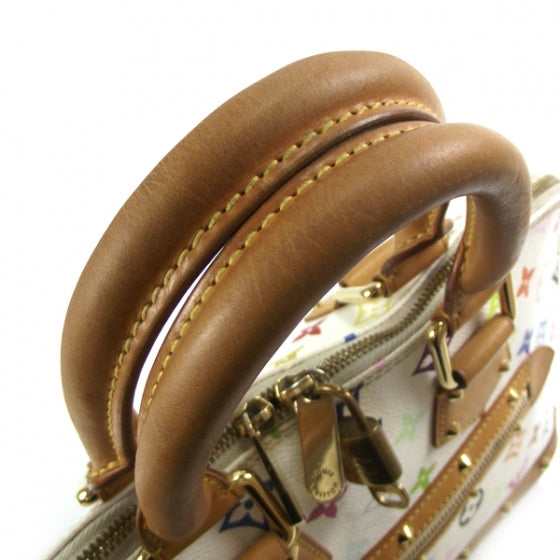 Louis Vuitton Monogram Multicolor Alma White 6 of 9
