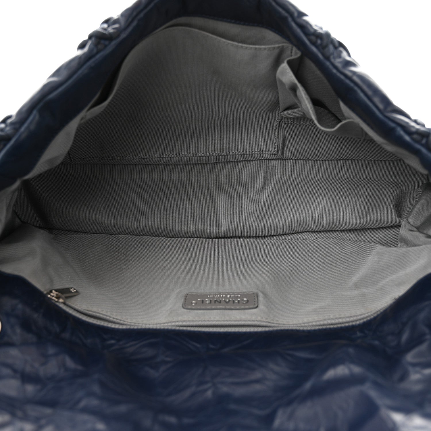 Chanel Calfskin Ultra Stitch Oversize Flap Navy 5 of 10