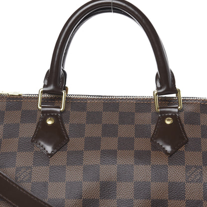 Louis Vuitton Damier Ebene Speedy Bandouliere 30 13 of 15
