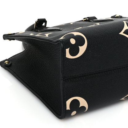 Louis Vuitton Empreinte Monogram Giant Onthego PM Black Beige 8 of 9