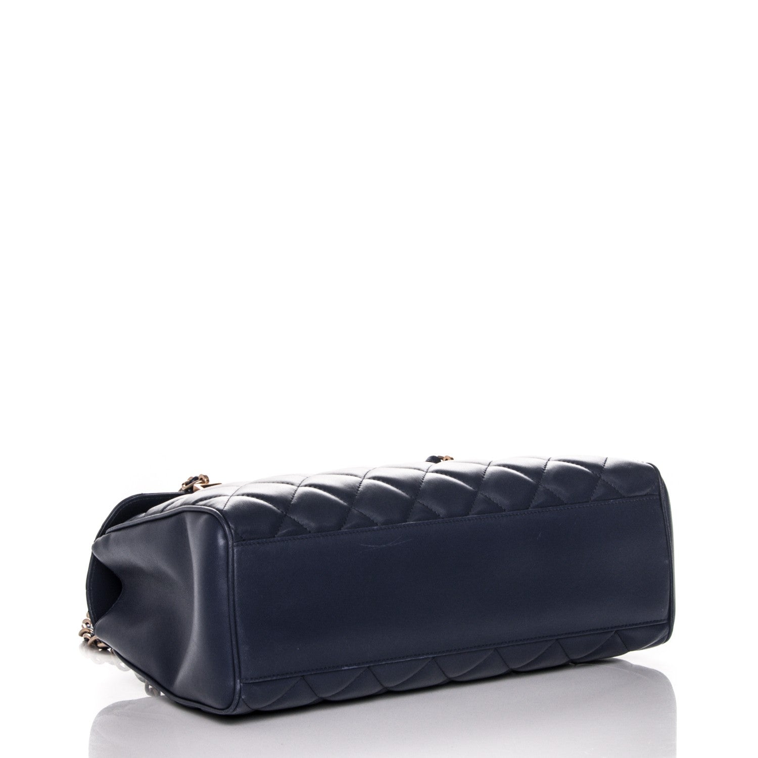 Chanel Lambskin Misia Camera Case Flap Navy Blue 4 of 8
