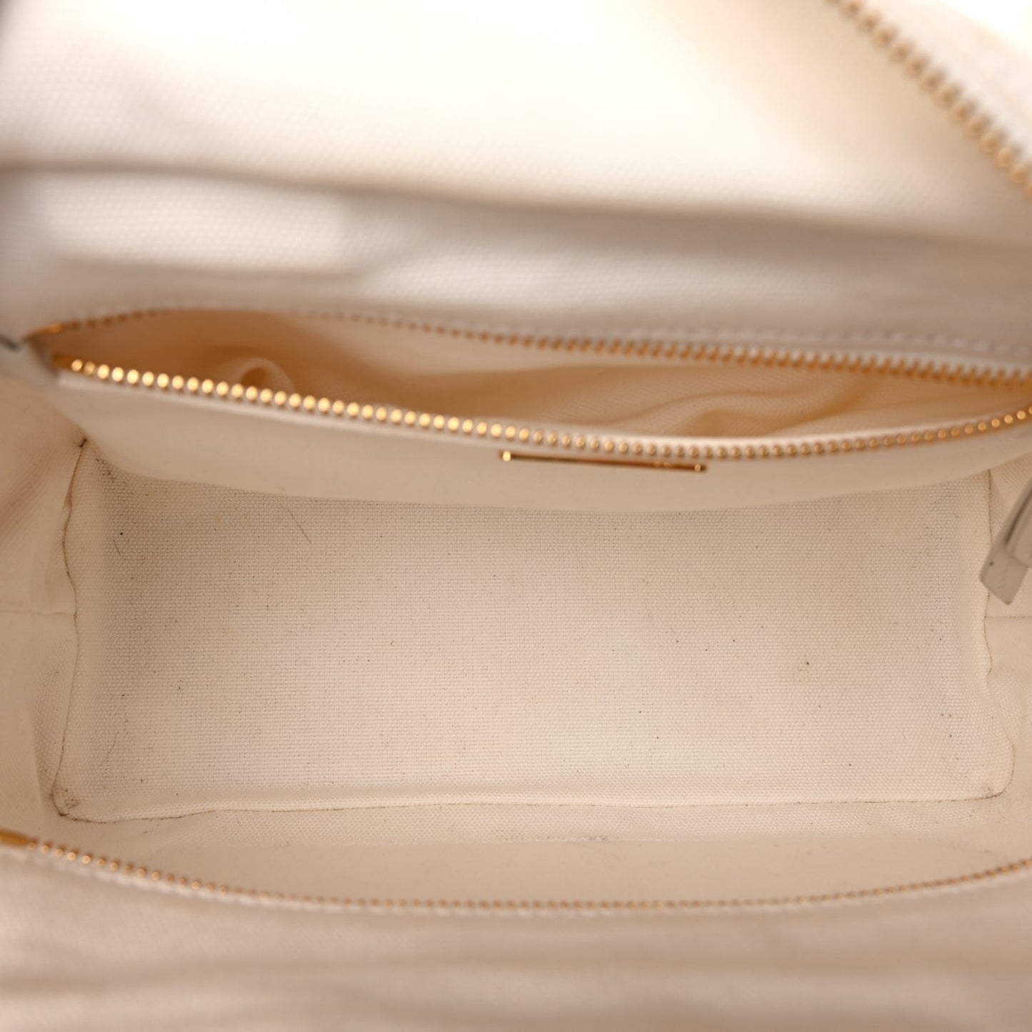 Wicker Canvas Tote Naturale White