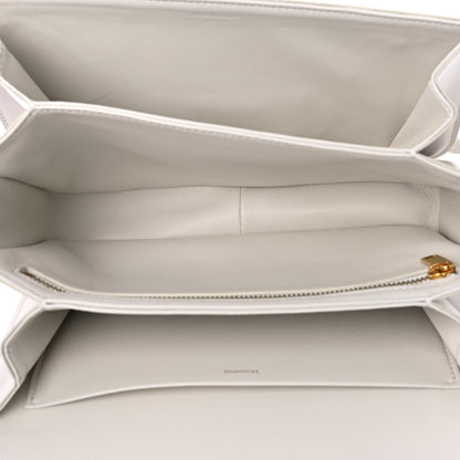 Celine Shiny Calfskin Medium Triomphe White 5 of 14