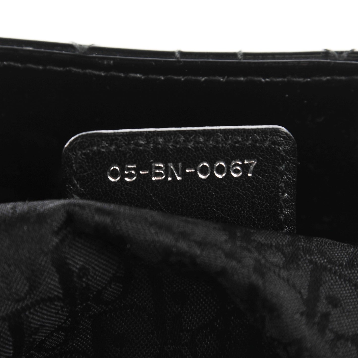 Patent Cannage Large Lady Dior Black