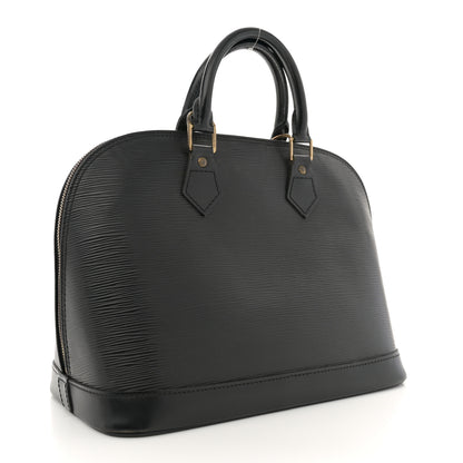 Louis Vuitton Epi Alma PM Black 3 of 12