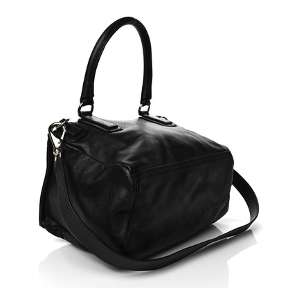 Givenchy Pebbled Calfskin Medium Pyramid Stud Pandora Black 2 of 10