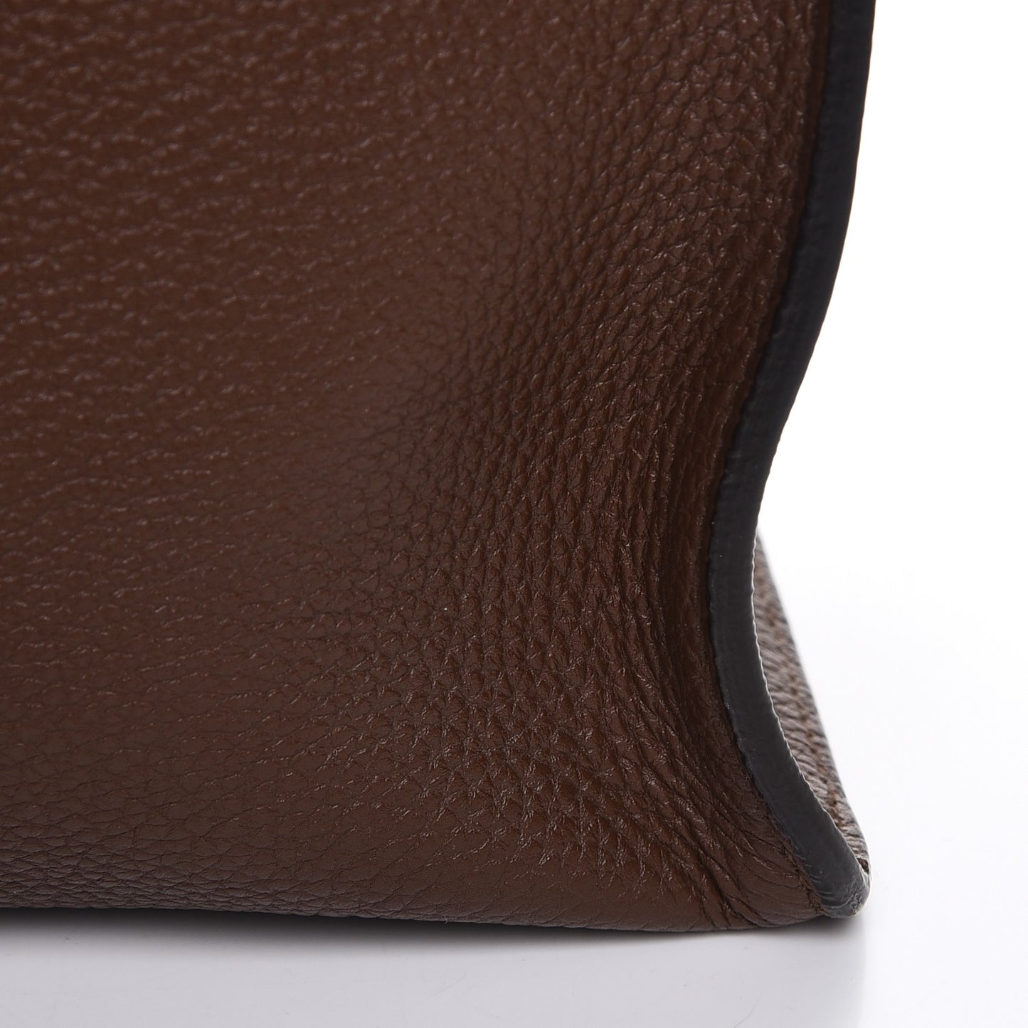 Soft Calfskin Medium Jackie Top Handle Bag Nut Brown