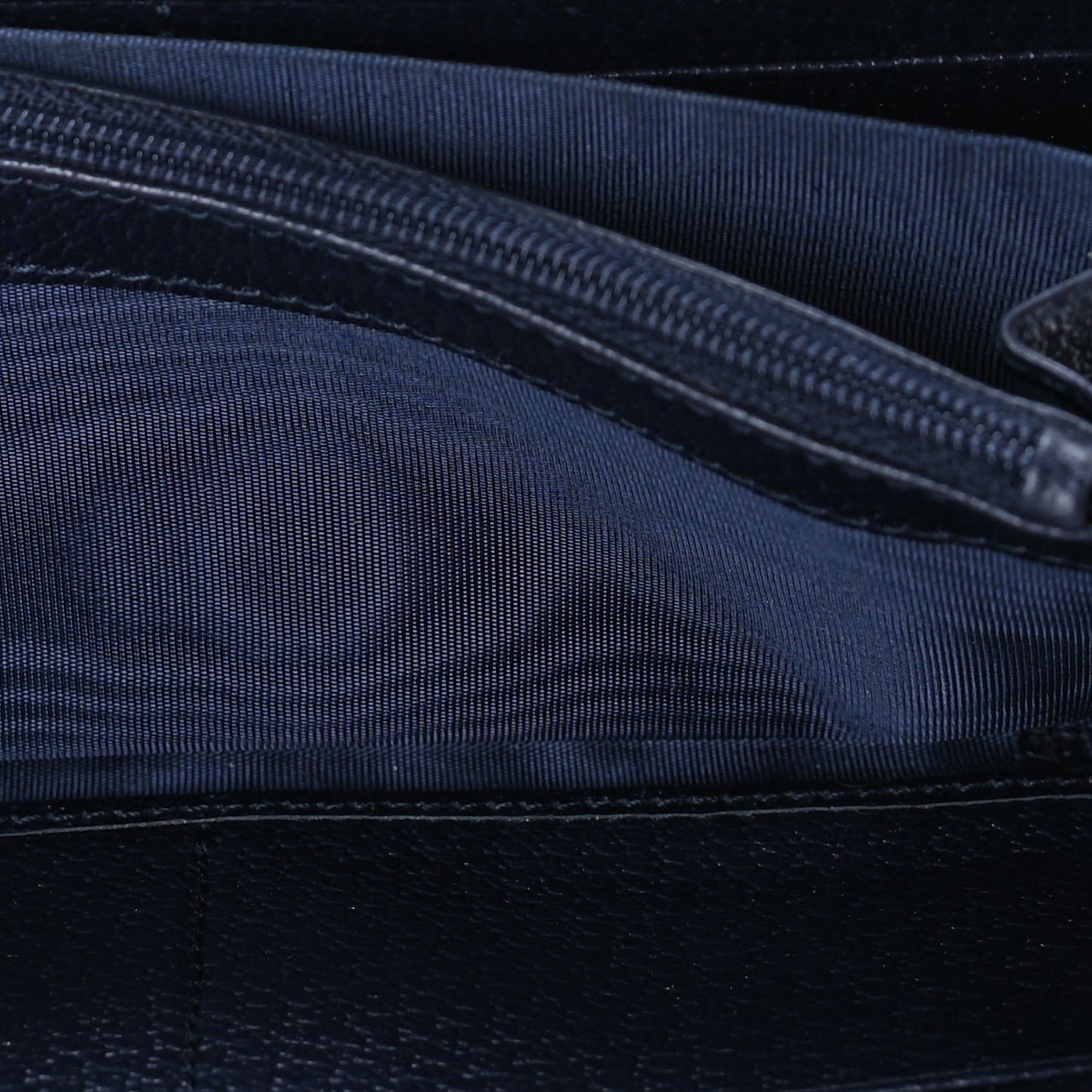 GG Supreme Monogram Textured Dollar Calfskin Web Ophidia Zip Around Wallet Beige Blue