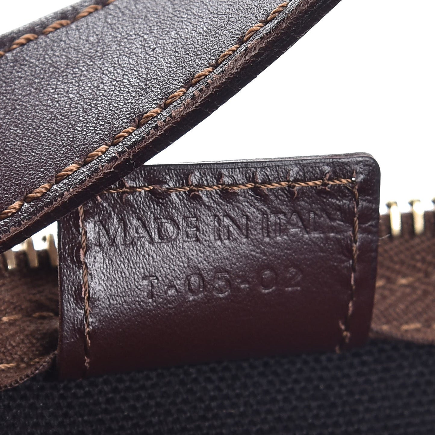 Haymarket Check Pochette Chocolate