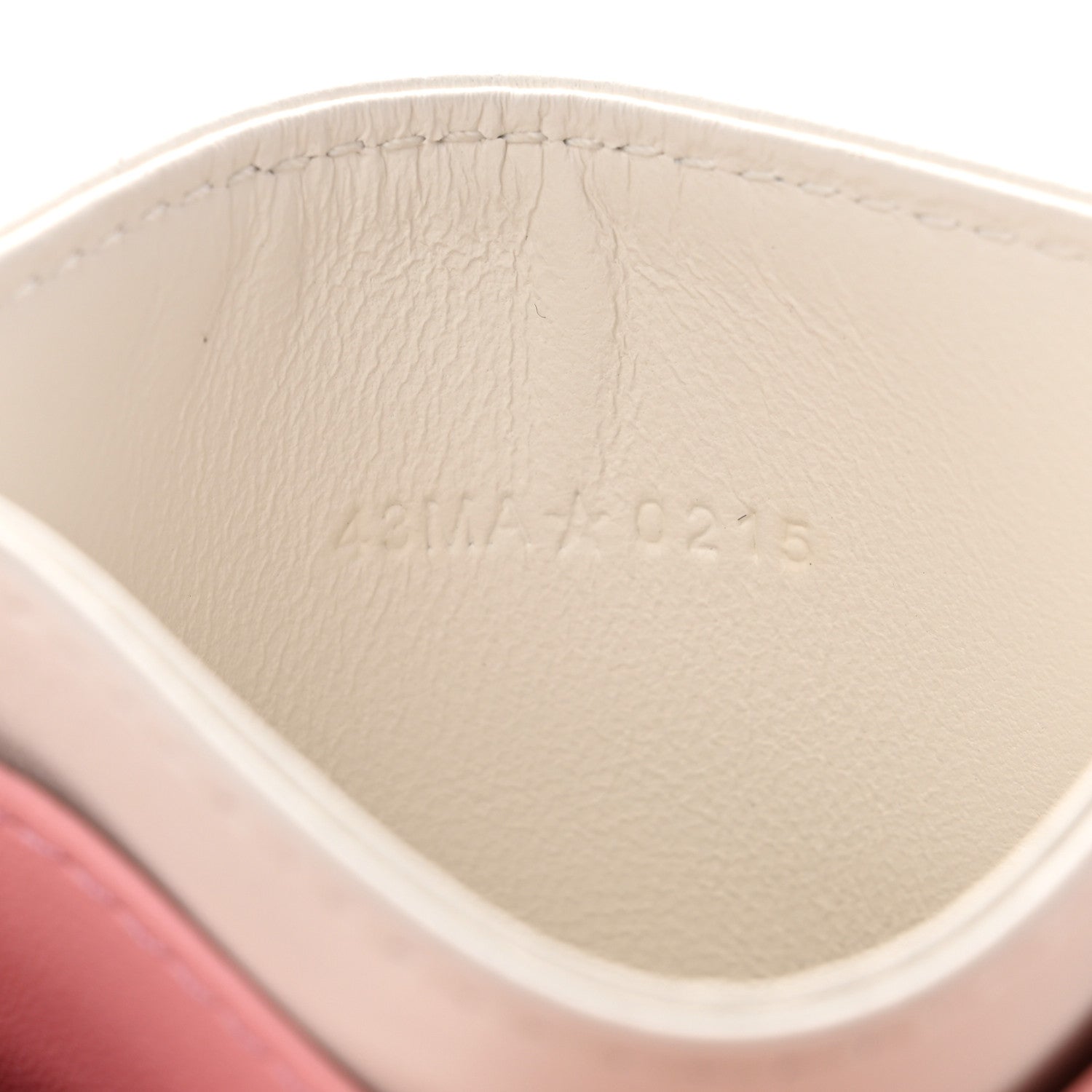 Christian Dior Lambskin Cannage Lady Dior Three-Tone Five-Slots Card Holder Powder Pink Melocoton Pink Latte 7 of 11