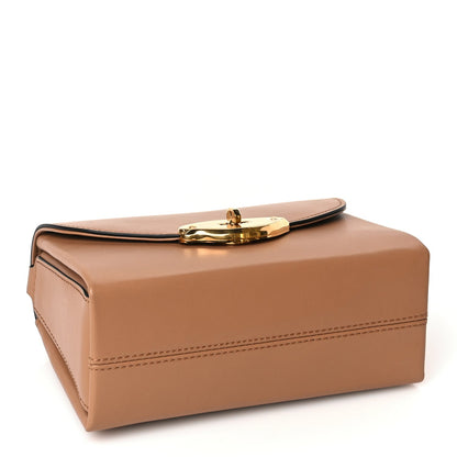 Mulberry High Gloss Calfskin Lana Small Top Handle Sable 3 of 8