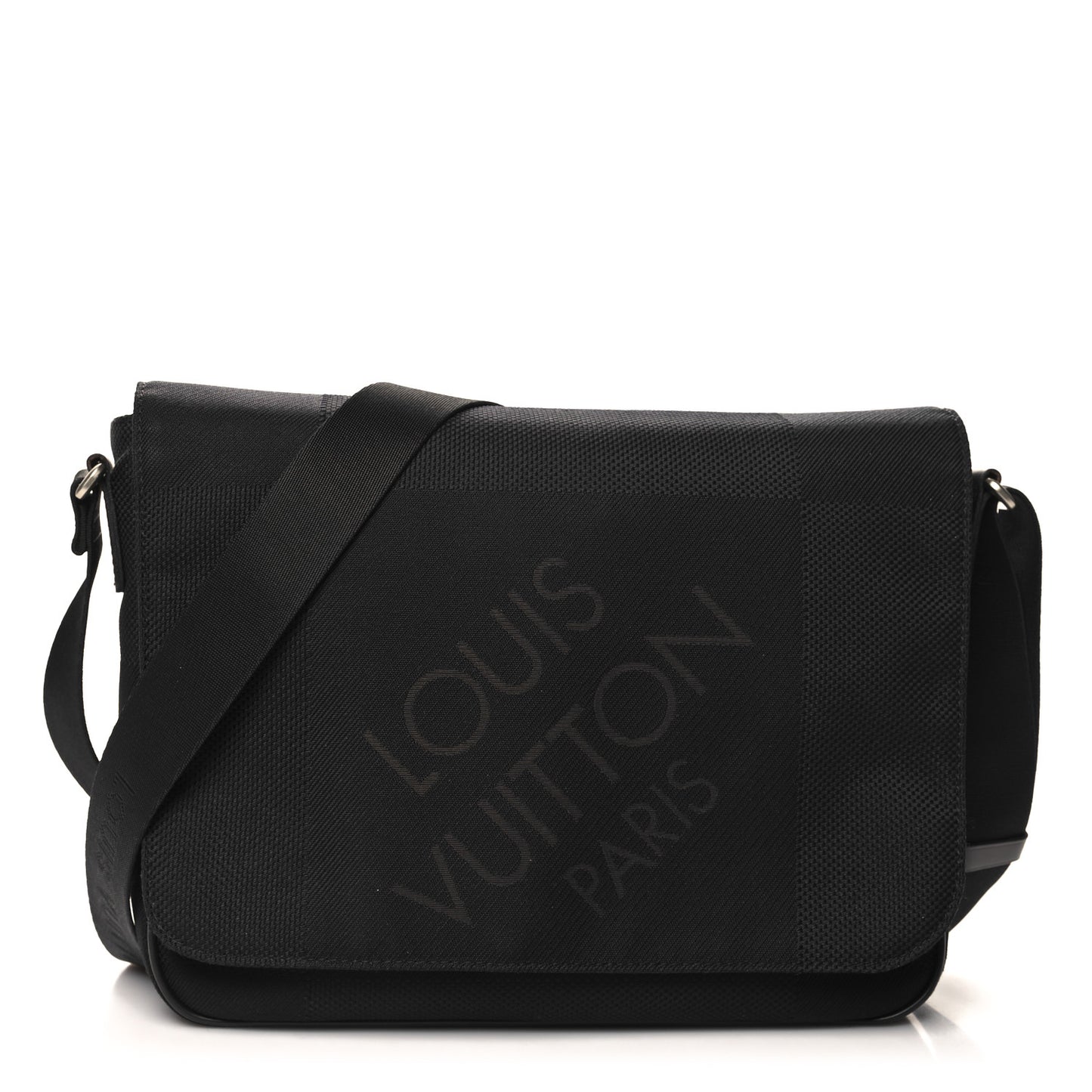 Damier Geant Petit Messenger Bag Black