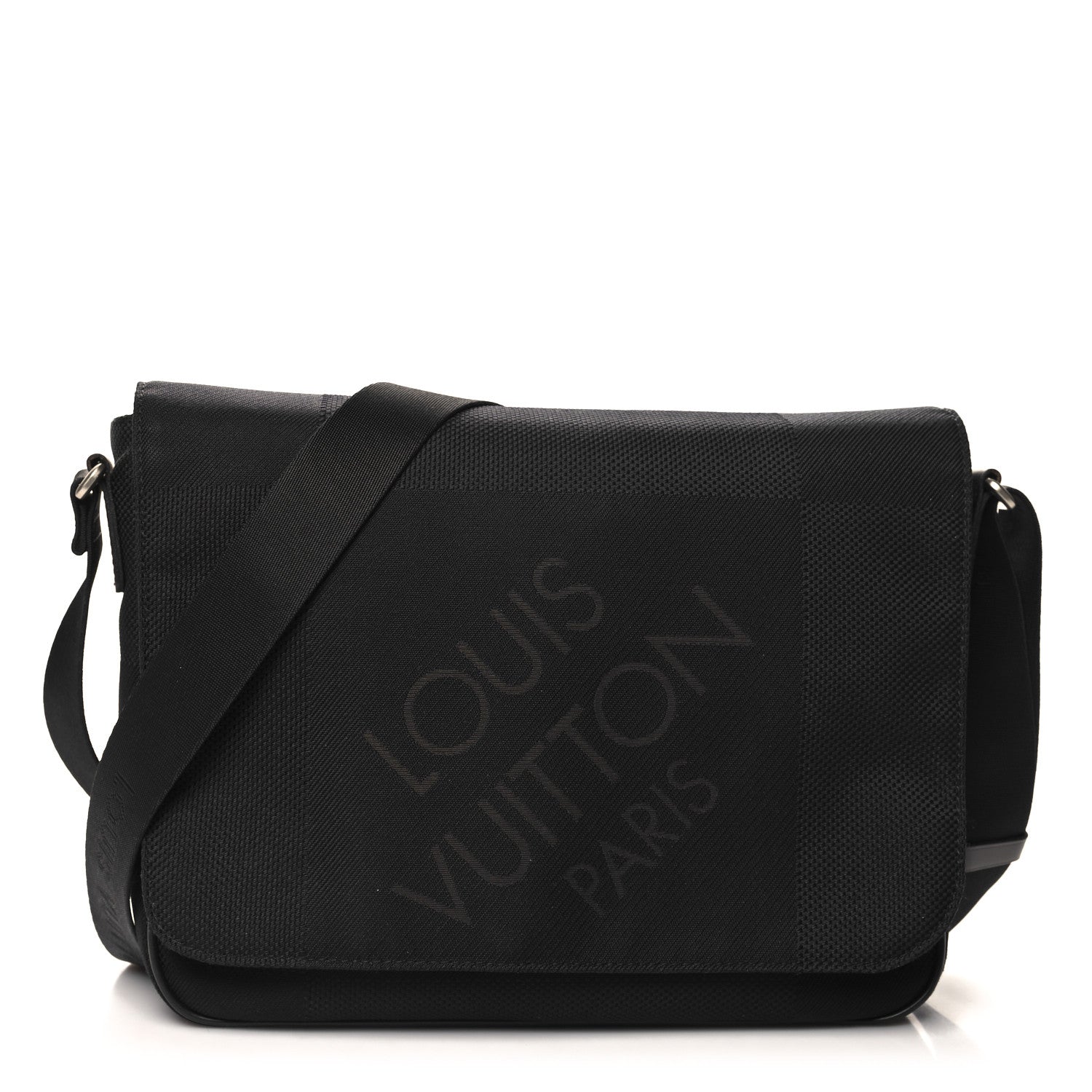 Louis Vuitton Damier Geant Petit Messenger Bag Black 1 of 11