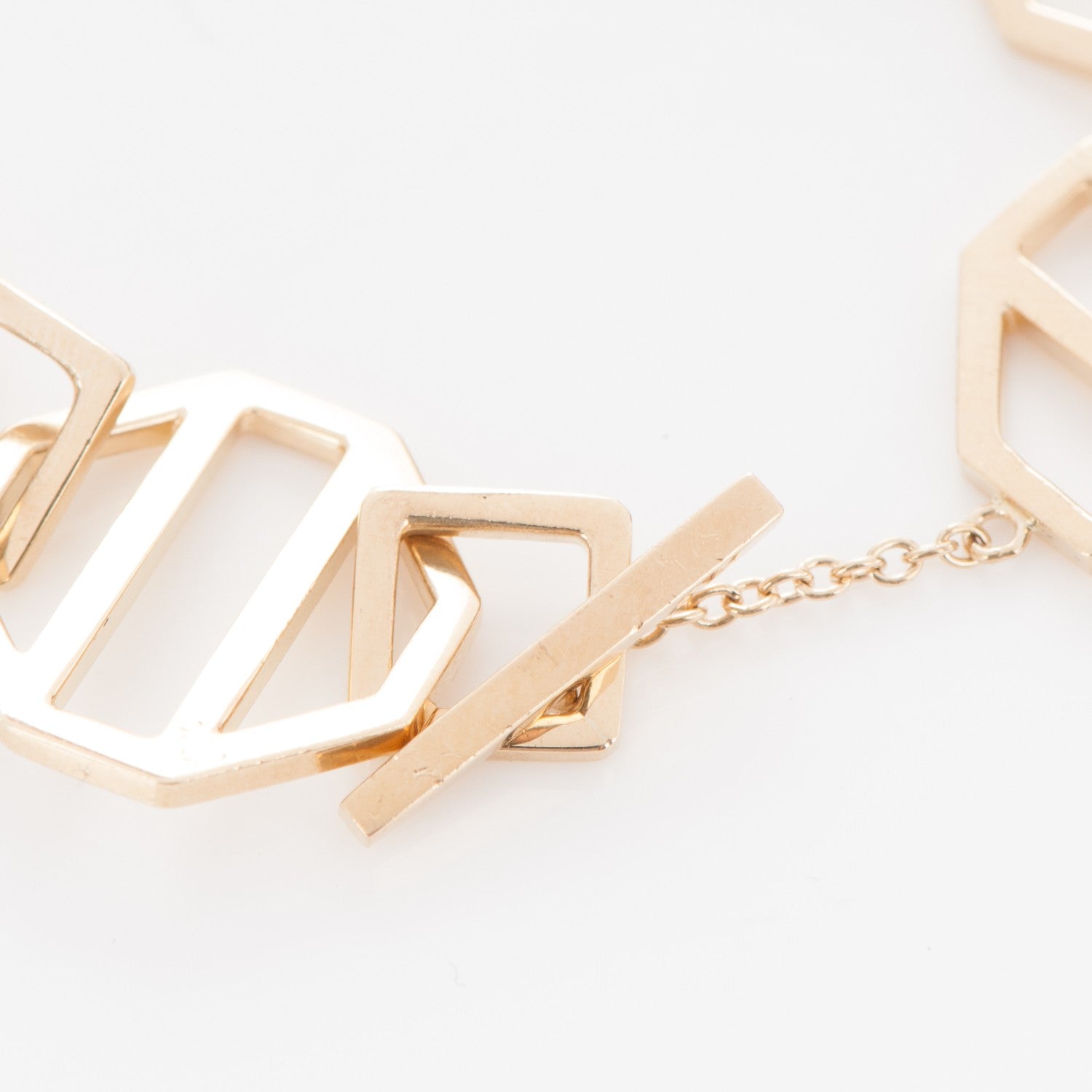 Tiffany 18K Yellow Gold Medium Zellige Link Bracelet 3 of 7