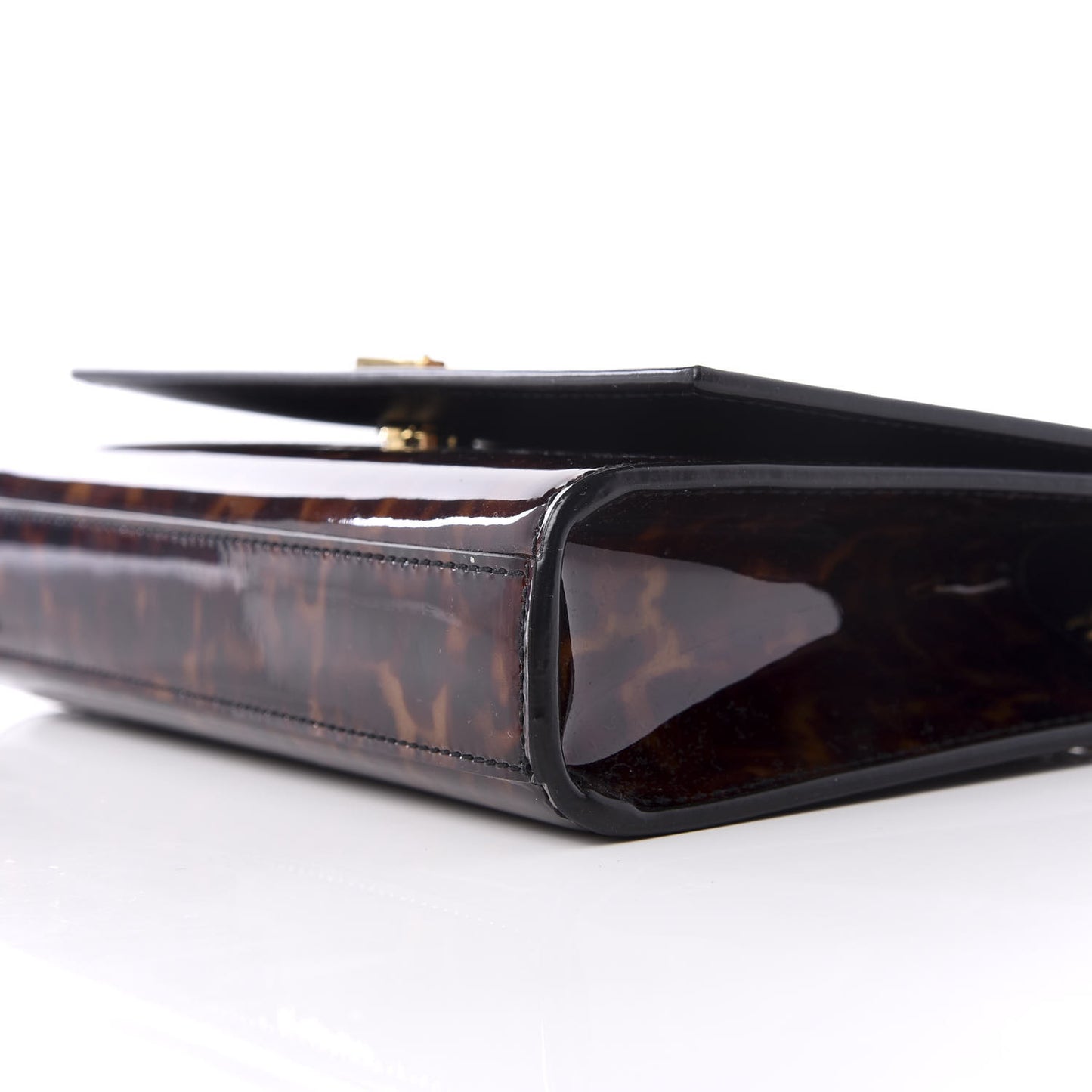 Patent Small Monogram Kate Satchel Tortoiseshell