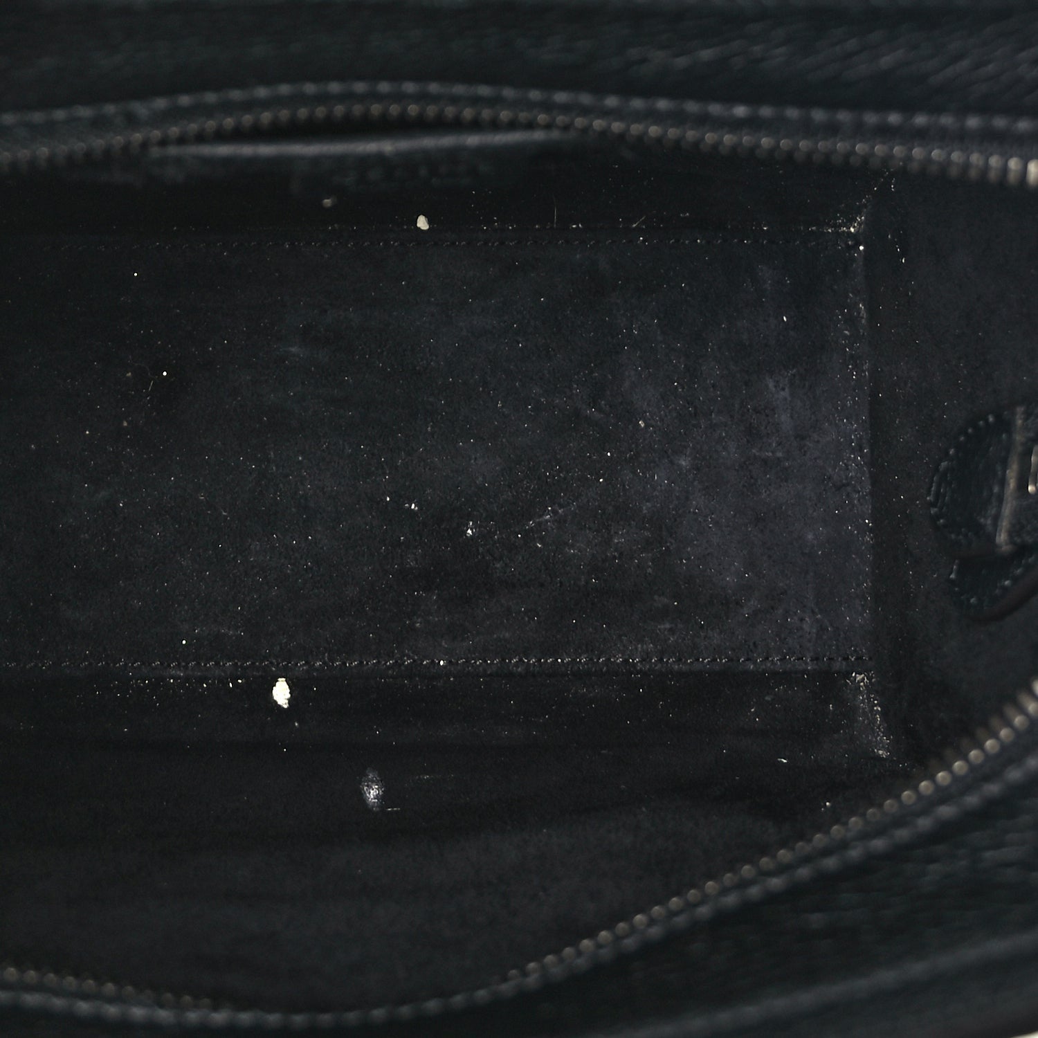 Celine Drummed Calfskin Nano Luggage Black 4 of 8