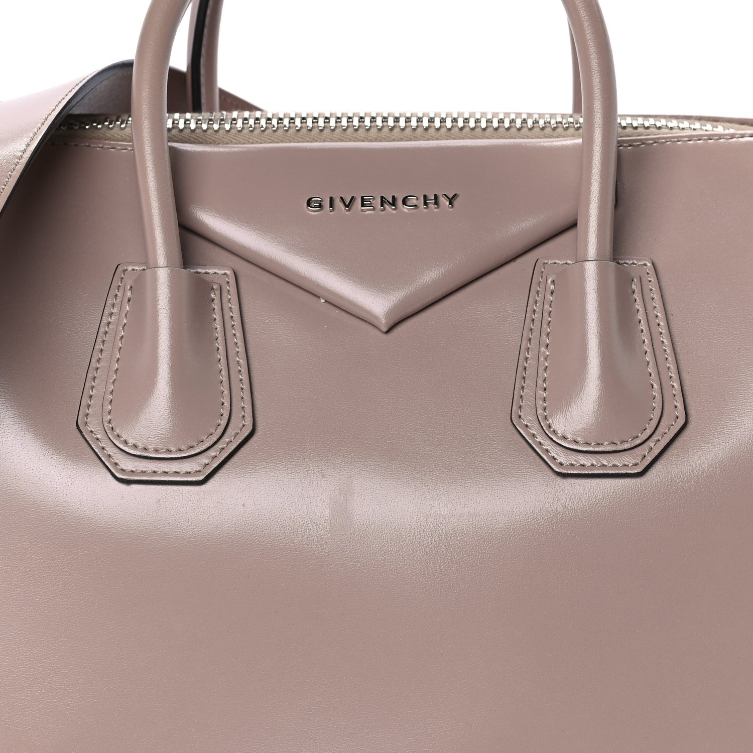 Givenchy Shiny Lord Calfskin Medium Antigona Taupe 6 of 7
