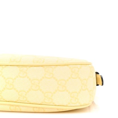 Gucci GG Supreme Monogram Emblem Shoulder Bag Yellow 8 of 8