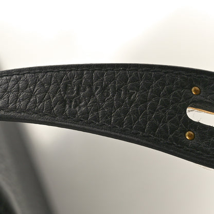 Hermes Taurillon Clemence Lindy 26 Black 9 of 11