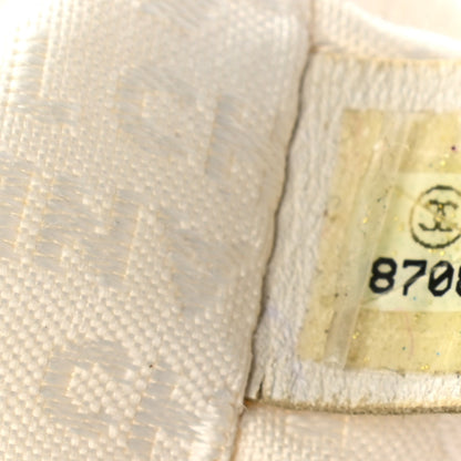 Chanel Canvas CC Handbag Pink White 7 of 14