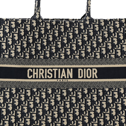 Christian Dior Oblique Book Tote Blue Multicolor 8 of 11
