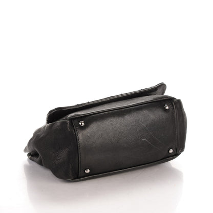 Chanel Calfskin Diamond Stitch Accordion Flap Black 4 of 9