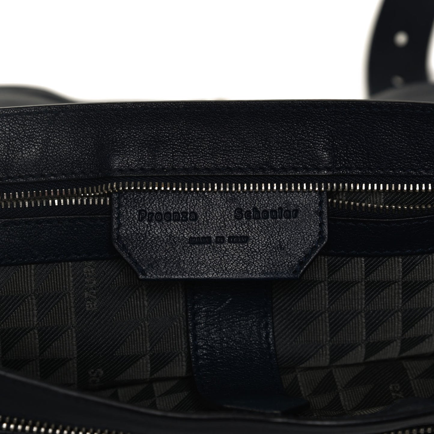 Lambskin Medium PS1 Satchel Navy