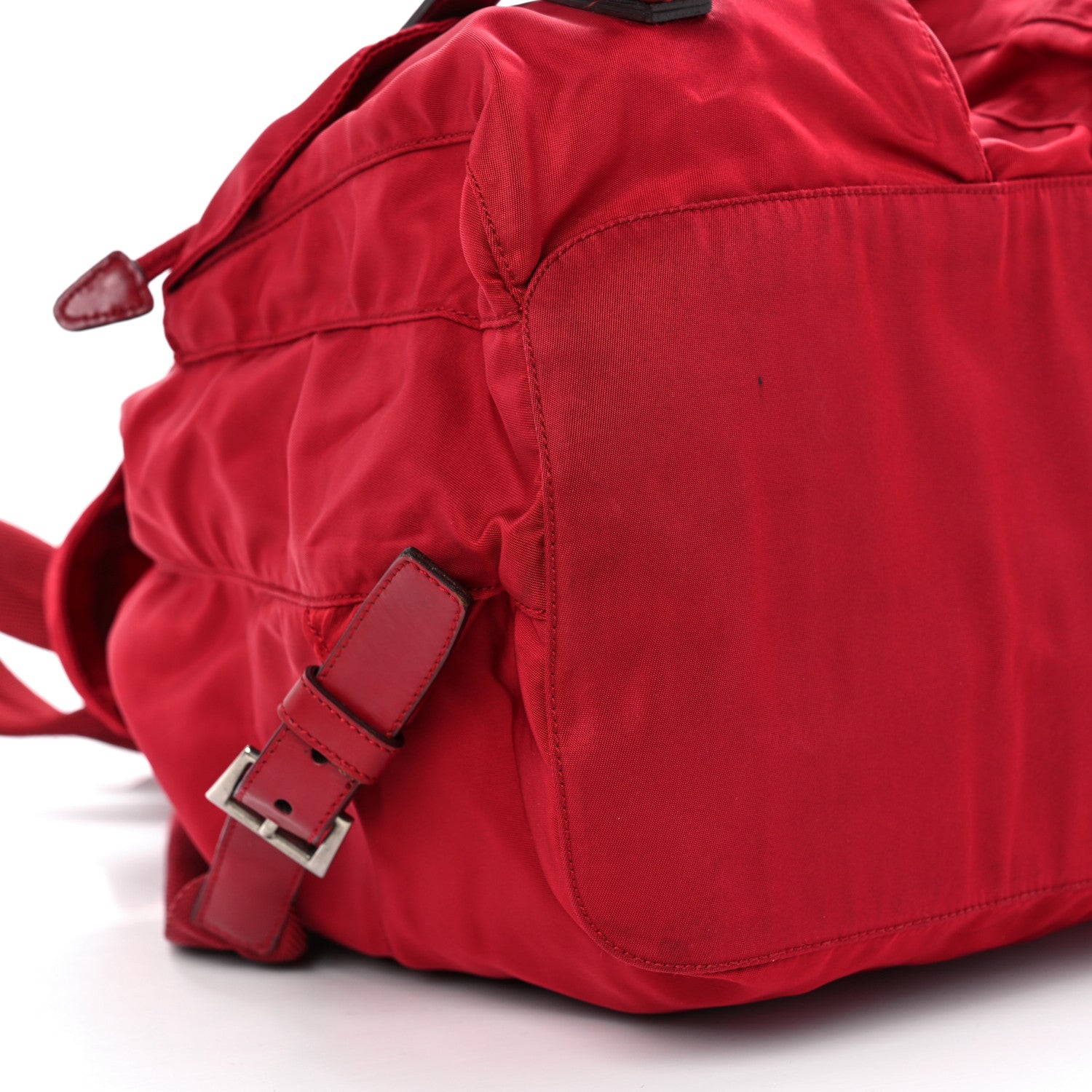 Prada Tessuto Nylon Vela Medium Backpack Cerise 9 of 13