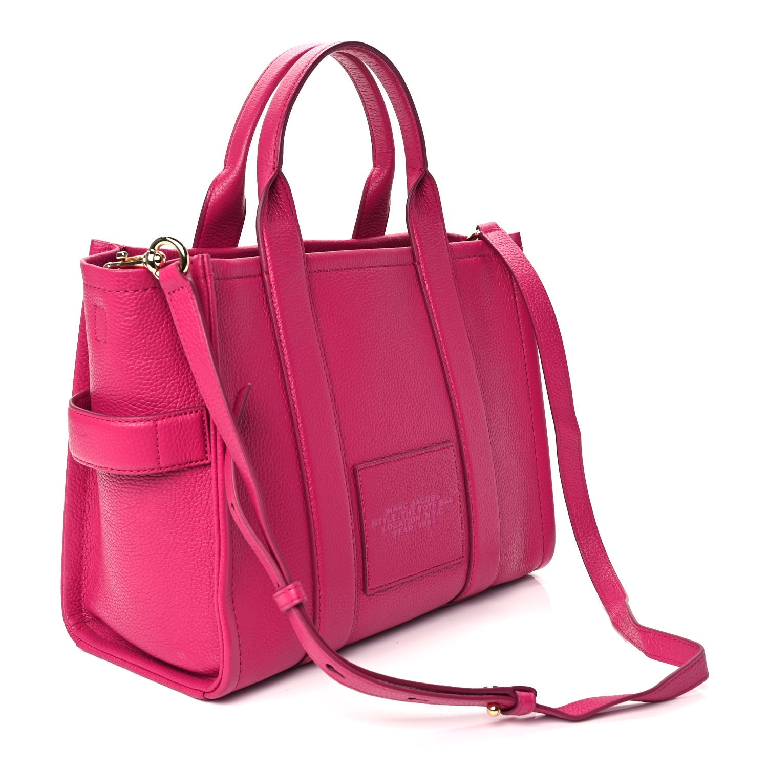 Marc Jacobs Grained Calfskin Medium The Tote Bag Lipstick 2 of 10