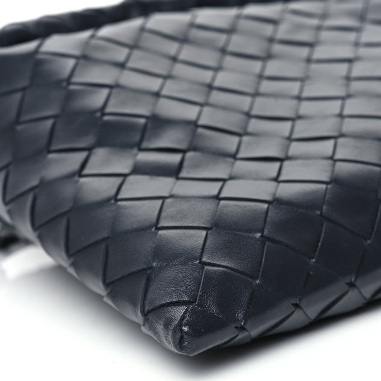Calfskin Intrecciato Mini Hop Black