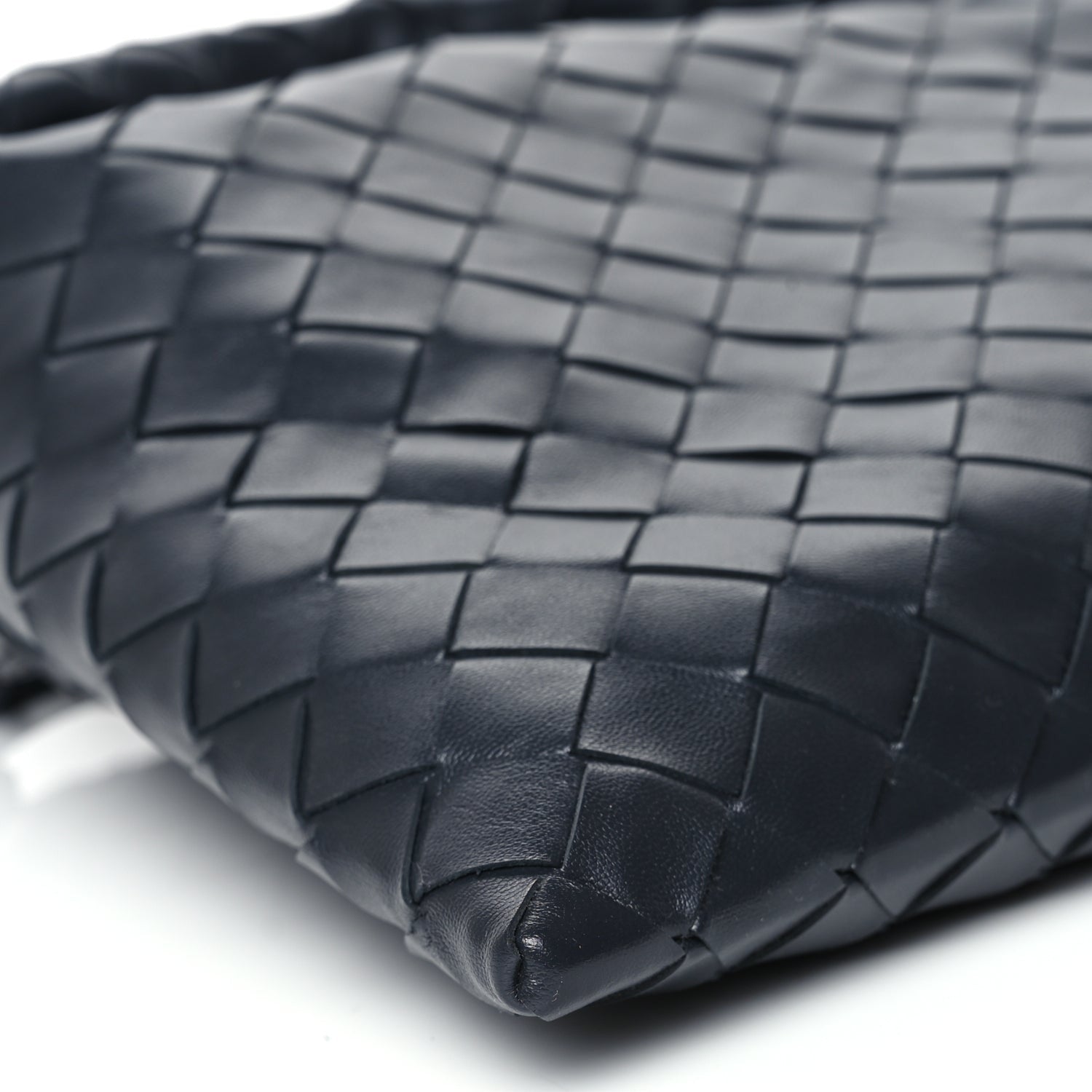 Bottega Veneta Calfskin Intrecciato Mini Hop Black 8 of 9