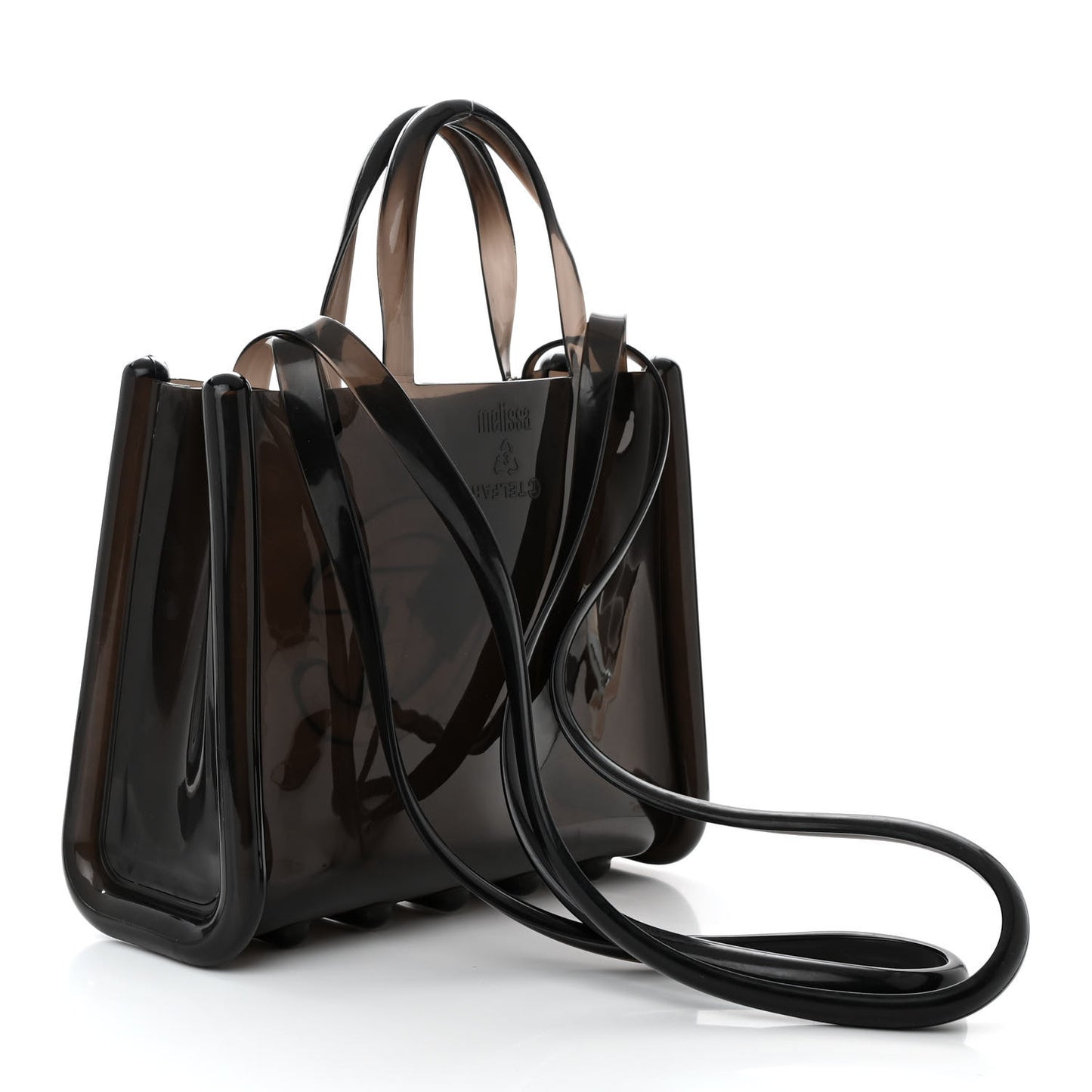 x MELISSA Jelly Medium Shopping Bag Clear Black