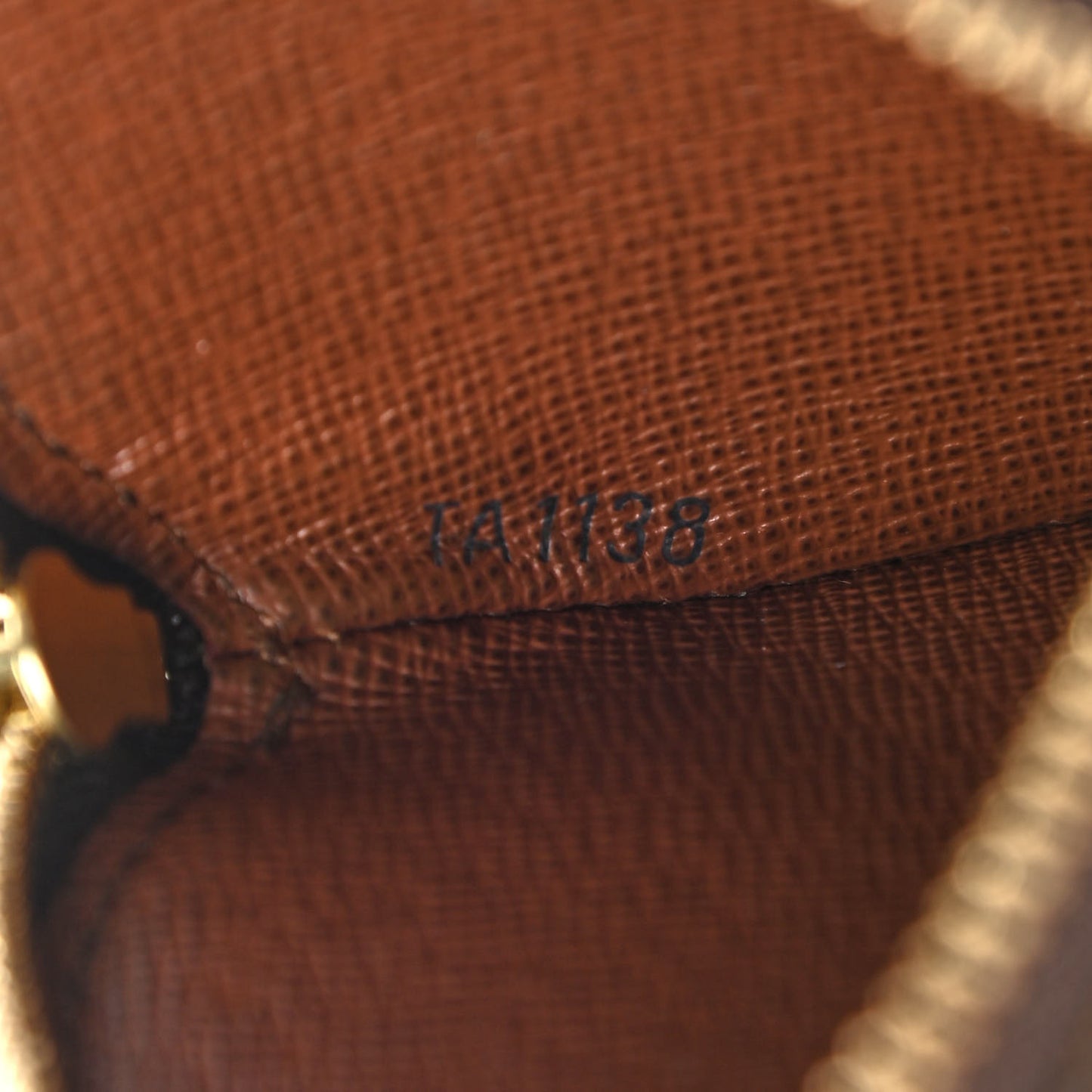 Monogram Round Coin Purse