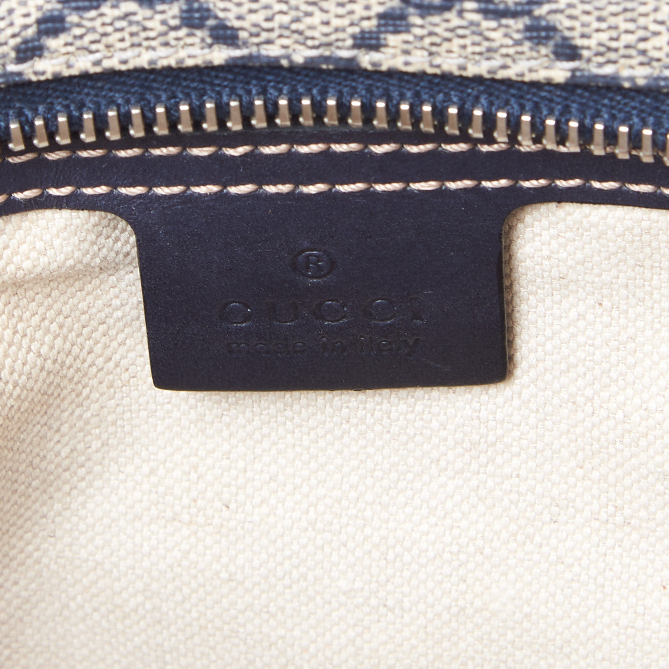 GG Supreme Monogram Small Joy Tote Navy