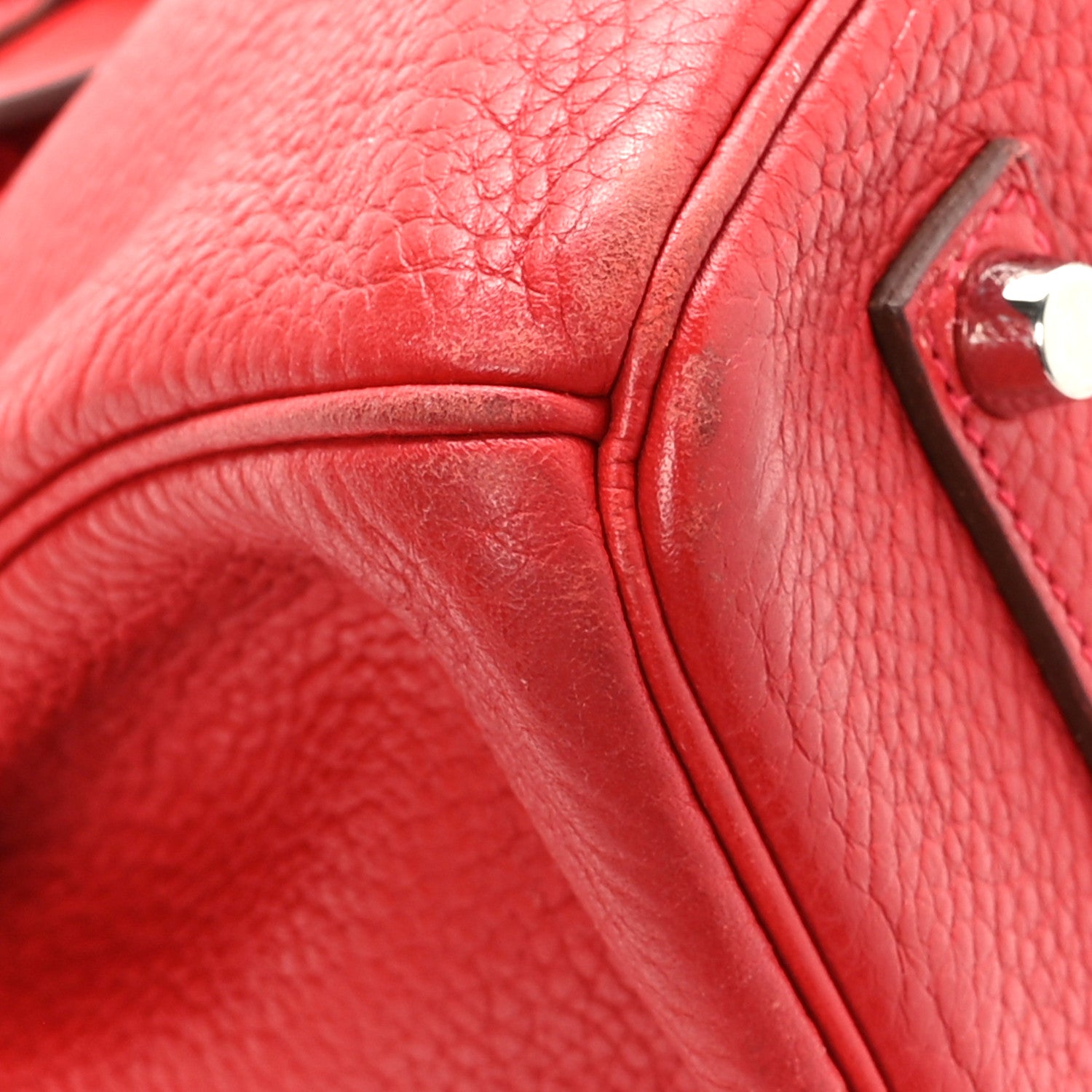 Hermes Taurillon Clemence Birkin 35 Bougainvillea 8 of 11